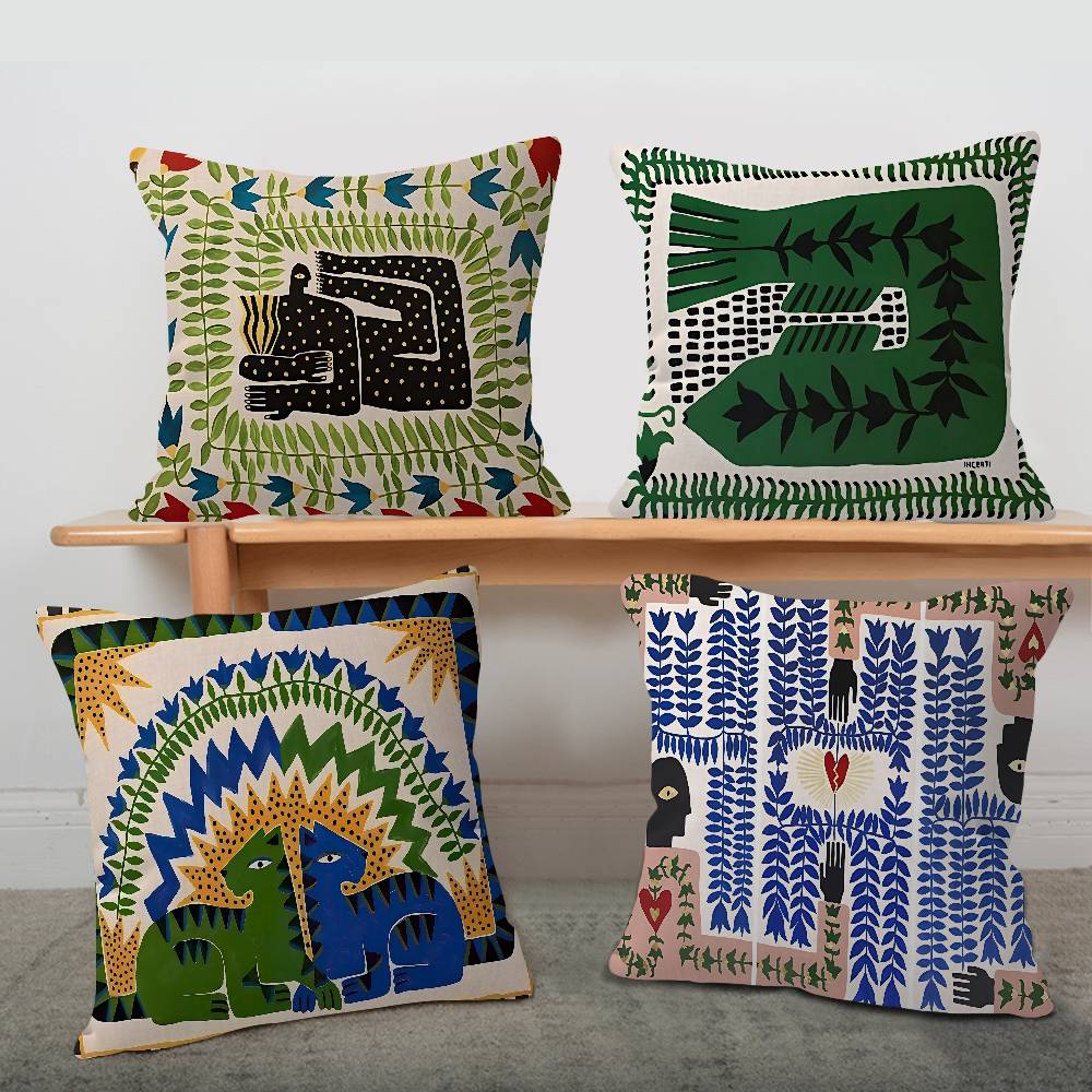 Home Textiles Egypt - Poszewka na poduszkę z motywem starożytnego