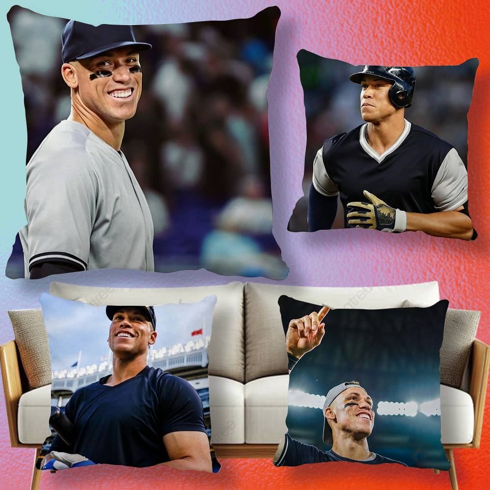 Home Textiles Definition - Poszewka na poduszkę A-Aaron Judge, prezent,
