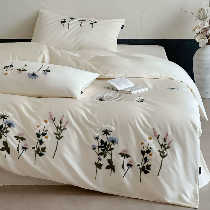 Home Textiles Towel Set - Komplet pościeli w stylu rustykalnym, bawełna