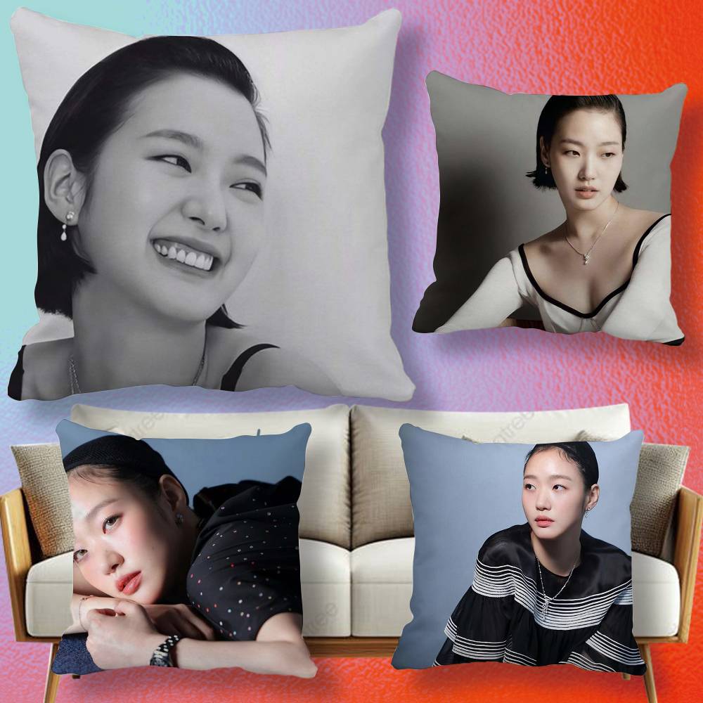 Home Textiles Definition - Koreański aktor Kim Go-eun. Poszewka na