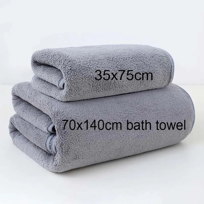 Home Textiles Towel Set - Zestaw ręczników z grubego polaru koralowego