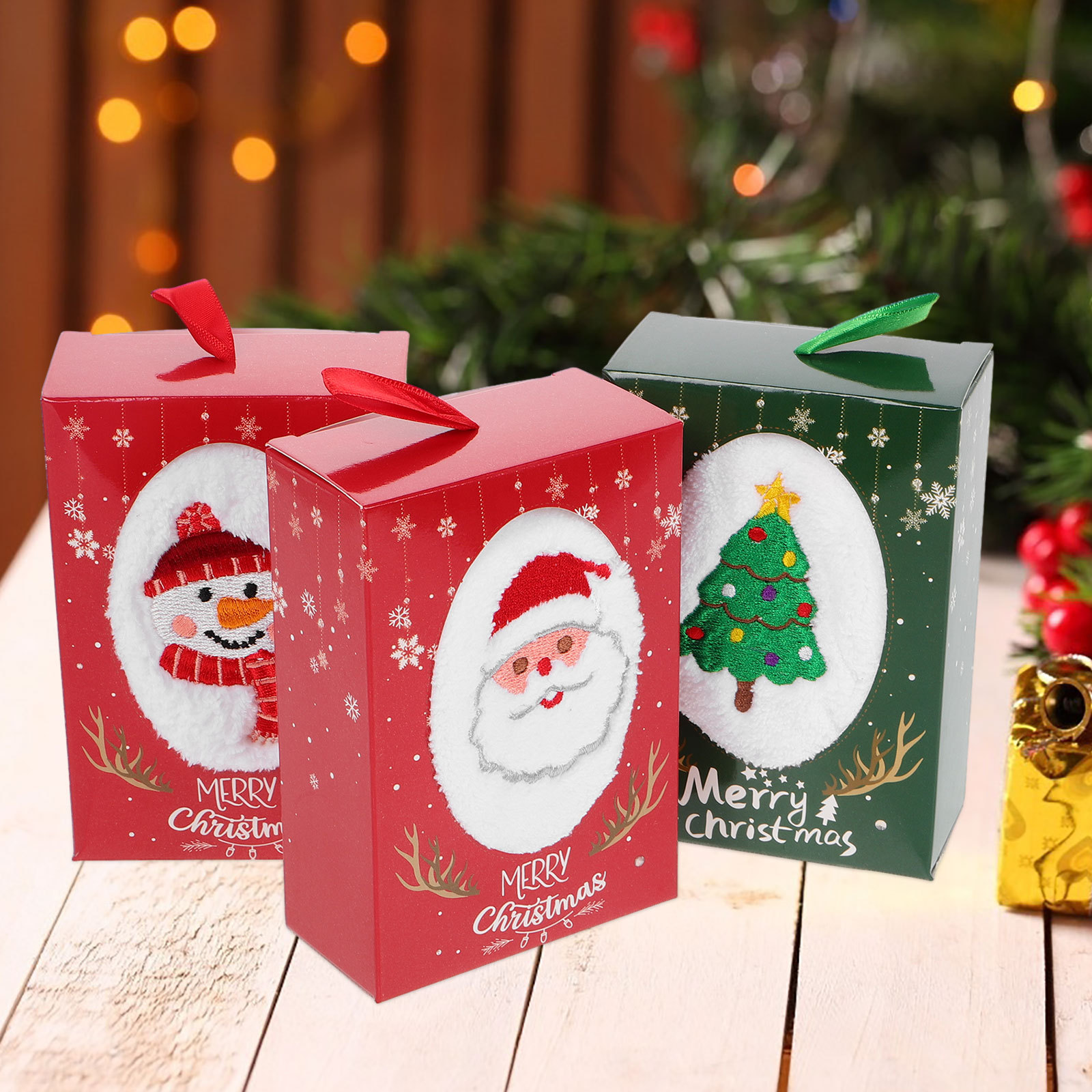 3-częściowy zestaw świątecznyc – Home Textiles Towel Set recenzja i cena