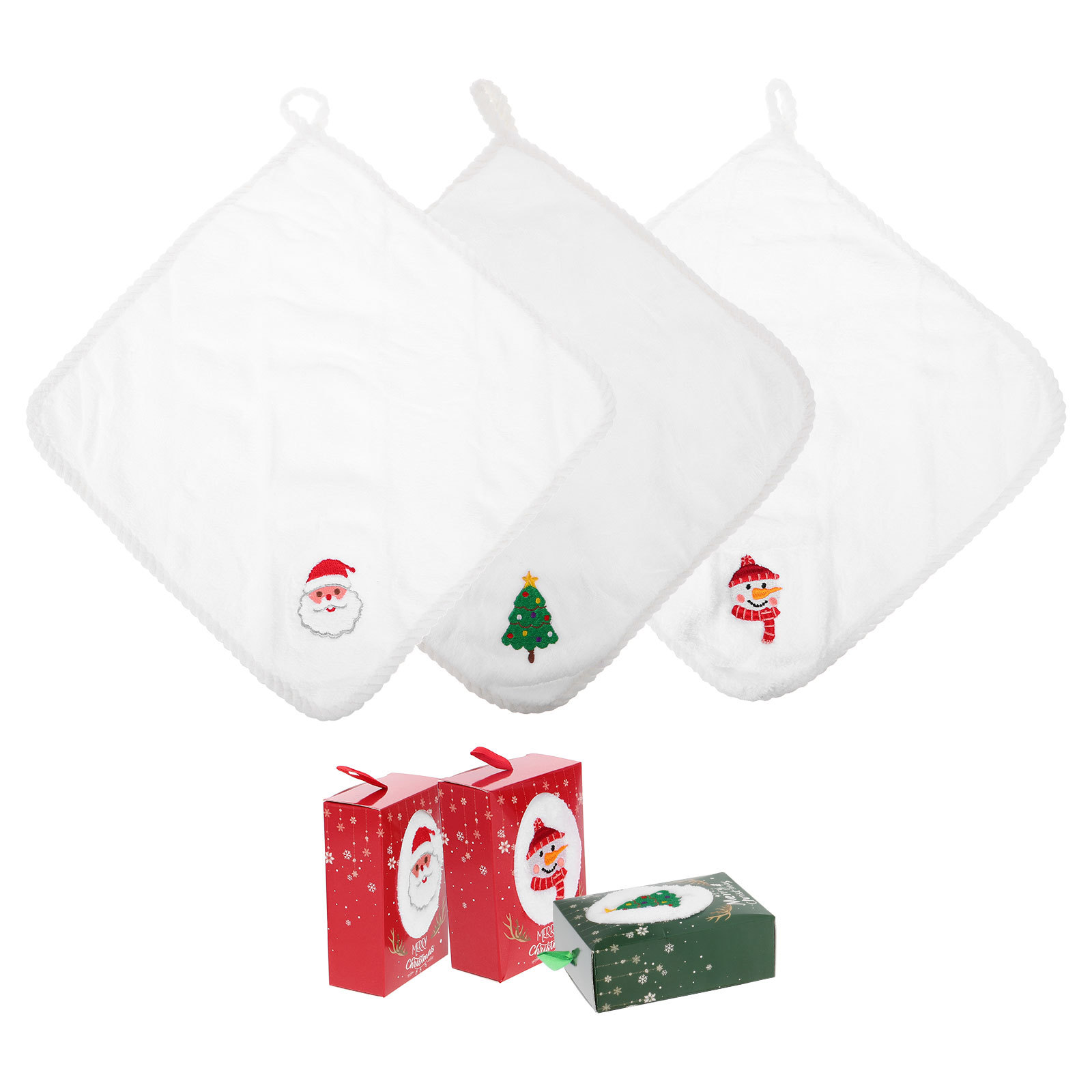 3-częściowy zestaw świątecznyc – Home Textiles Towel Set recenzja i cena
