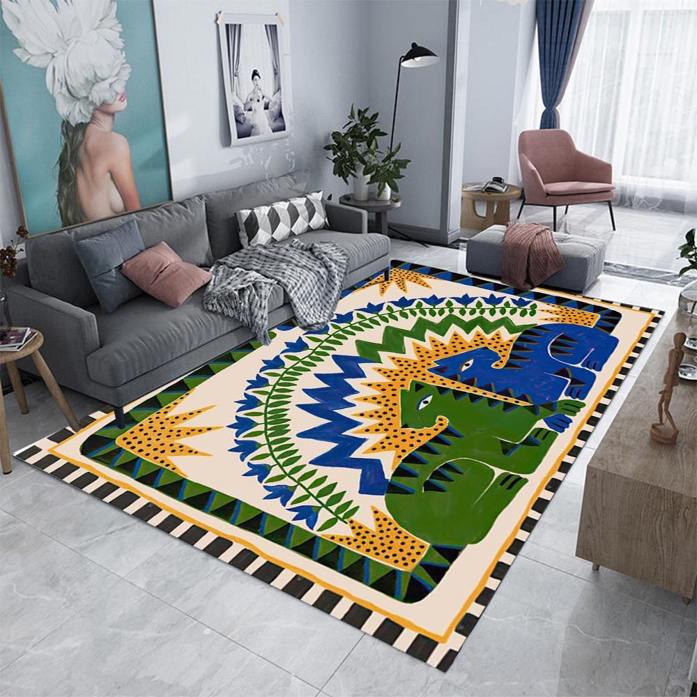 Abstrakcyjny dywan w stylu sta – Home Textiles Egypt recenzja i cena