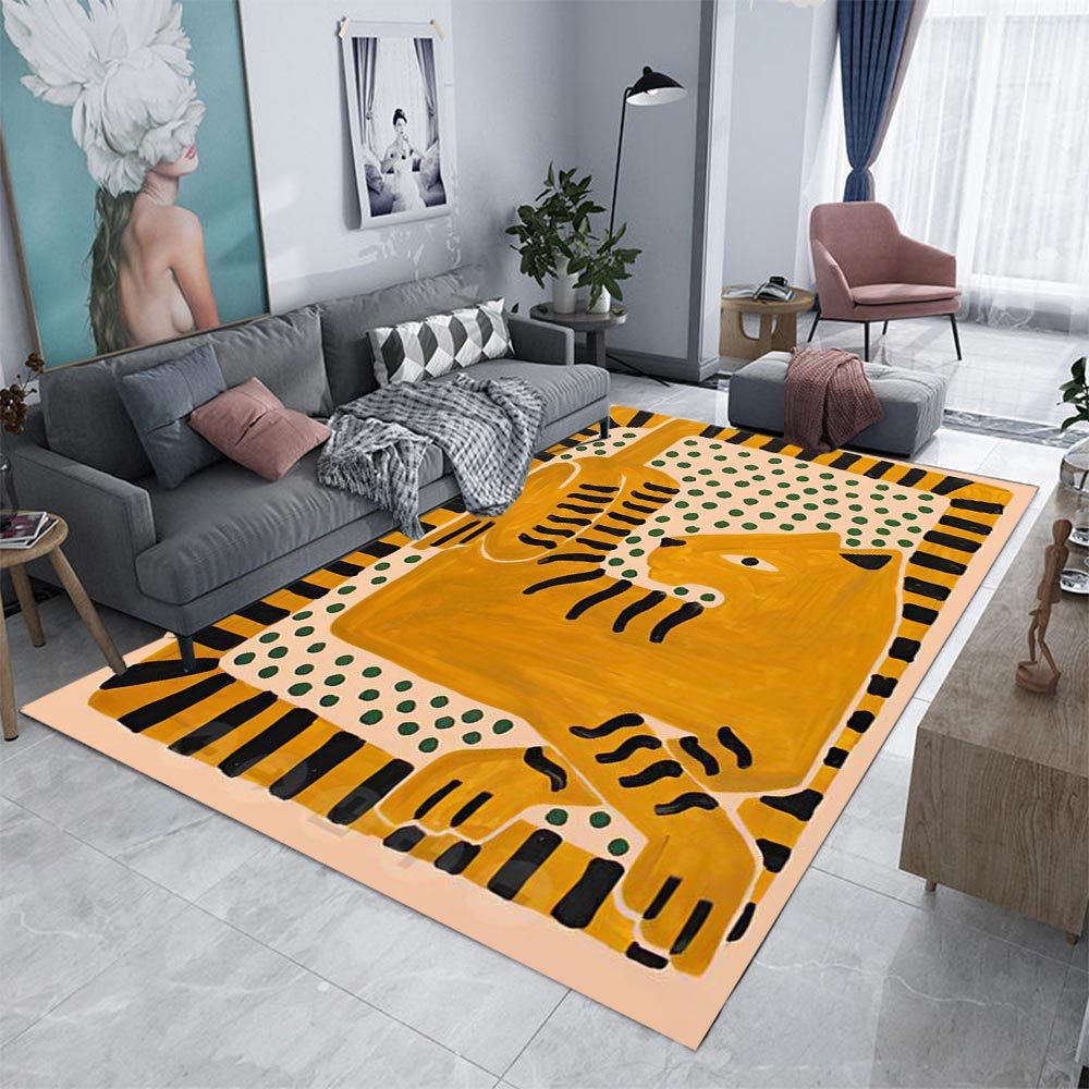 Abstrakcyjny dywan w stylu sta – Home Textiles Egypt recenzja i cena