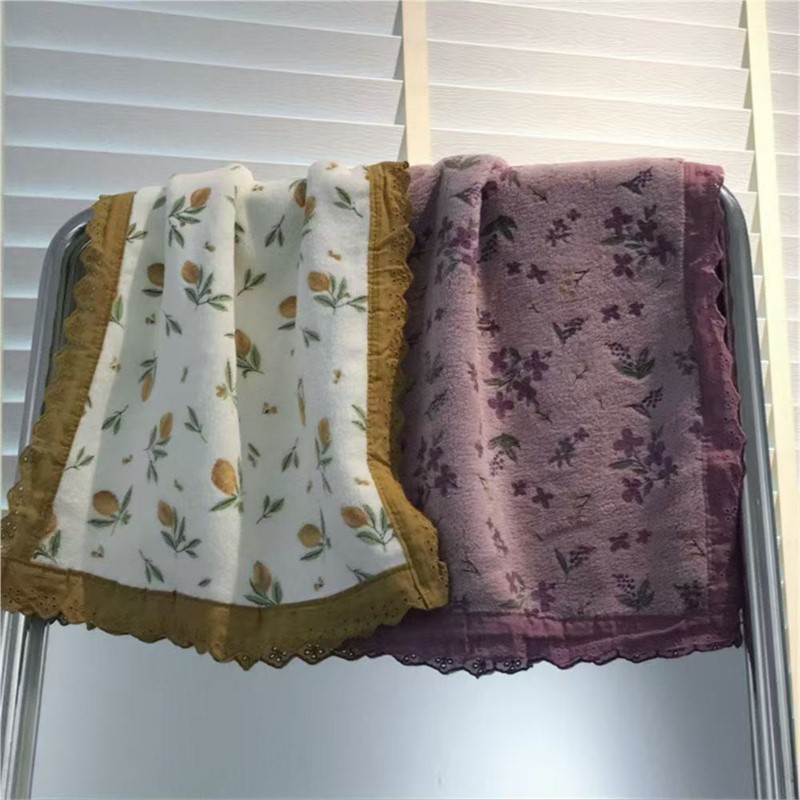 Ręcznik dla par z koronką w kw – Home Textiles Towel Set recenzja i cena