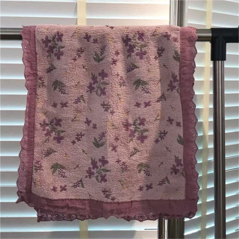 Ręcznik dla par z koronką w kw – Home Textiles Towel Set recenzja i cena