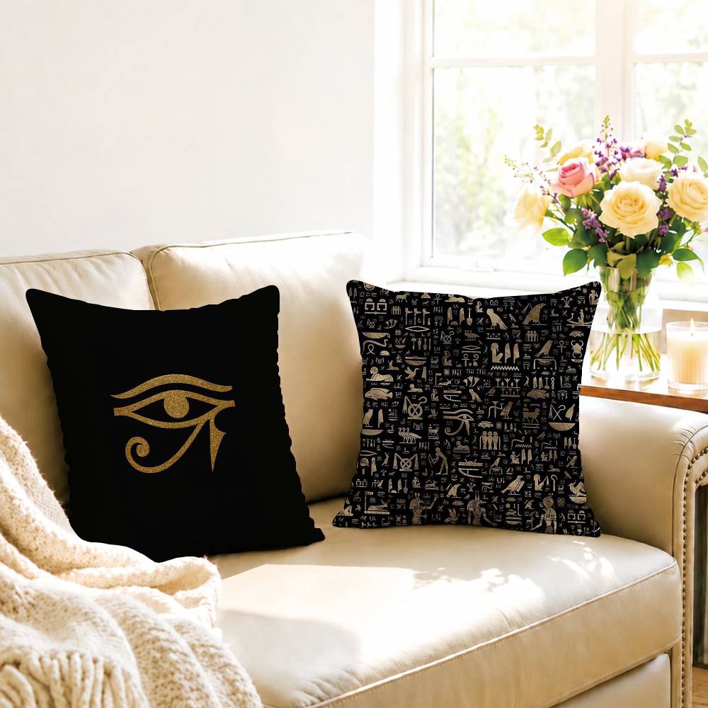 Poszewka na poduszkę z hierogl – Home Textiles Egypt recenzja i cena