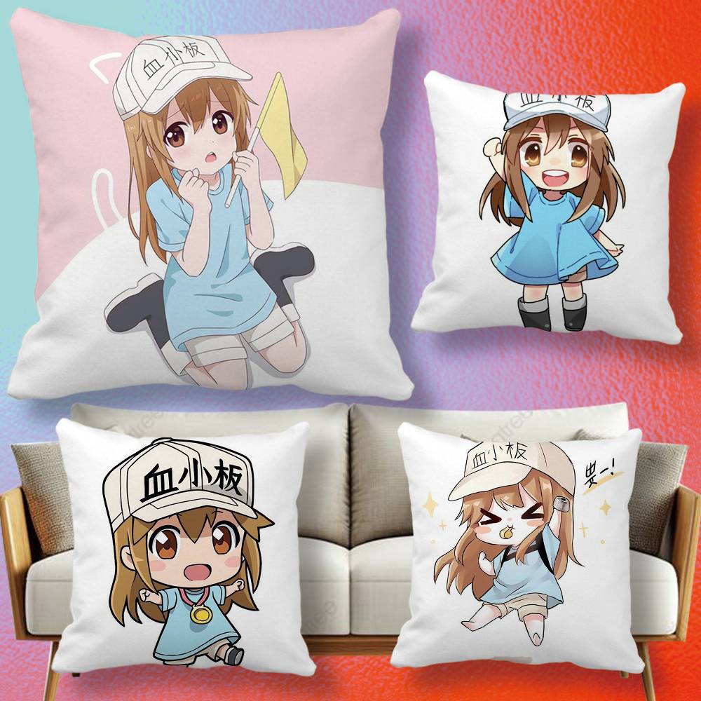 Anime Cells at Work Poszewka n – Home Textiles Definition recenzja i cena