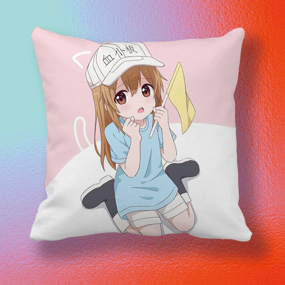 Anime Cells at Work Poszewka n – Home Textiles Definition recenzja i cena