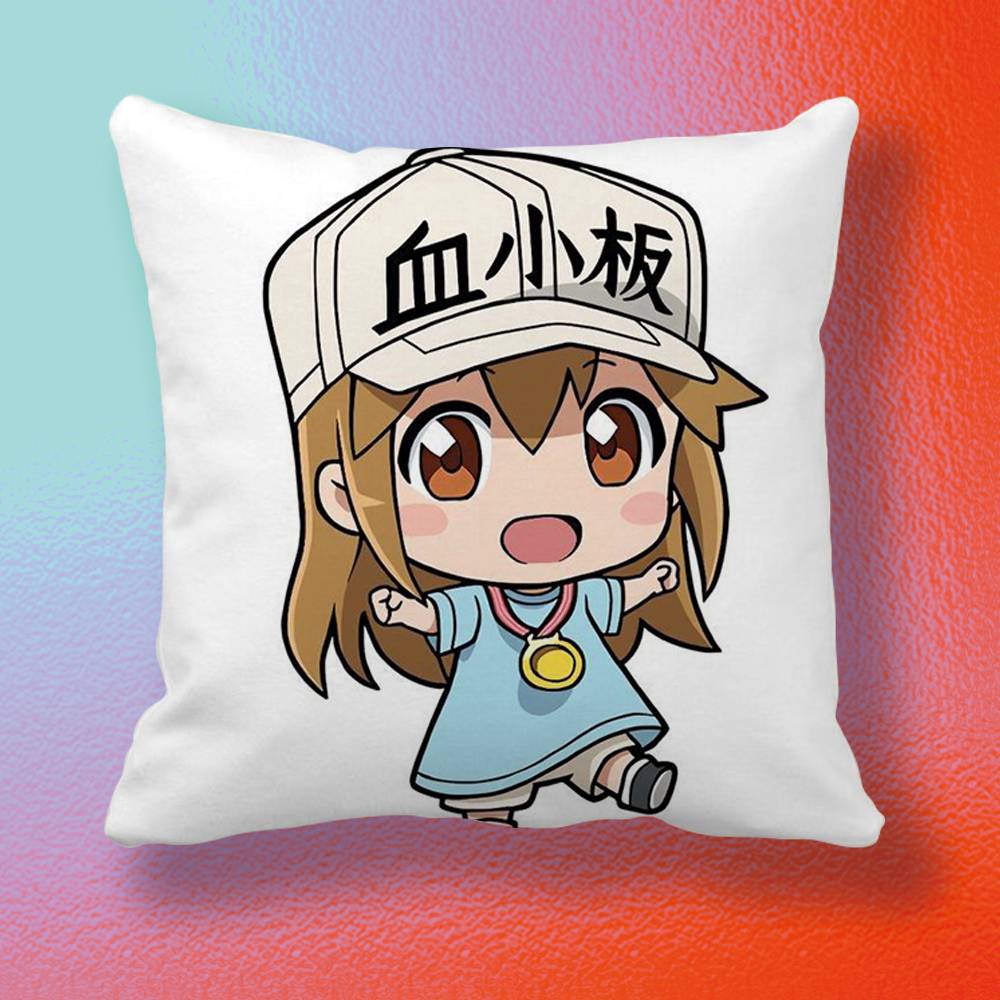 Anime Cells at Work Poszewka n – Home Textiles Definition recenzja i cena
