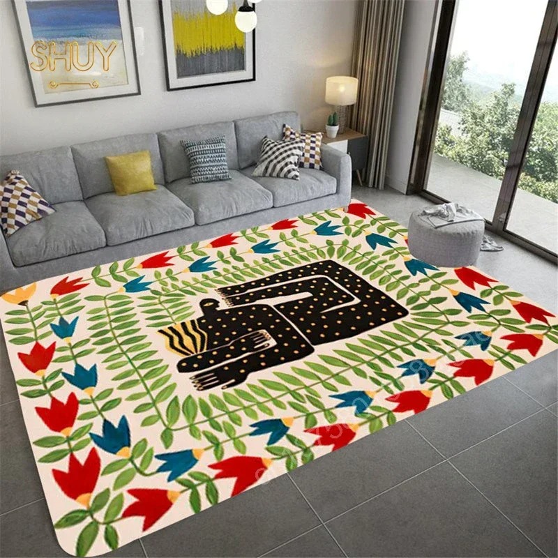Abstrakcyjny dywan w stylu sta – Home Textiles Egypt recenzja i cena