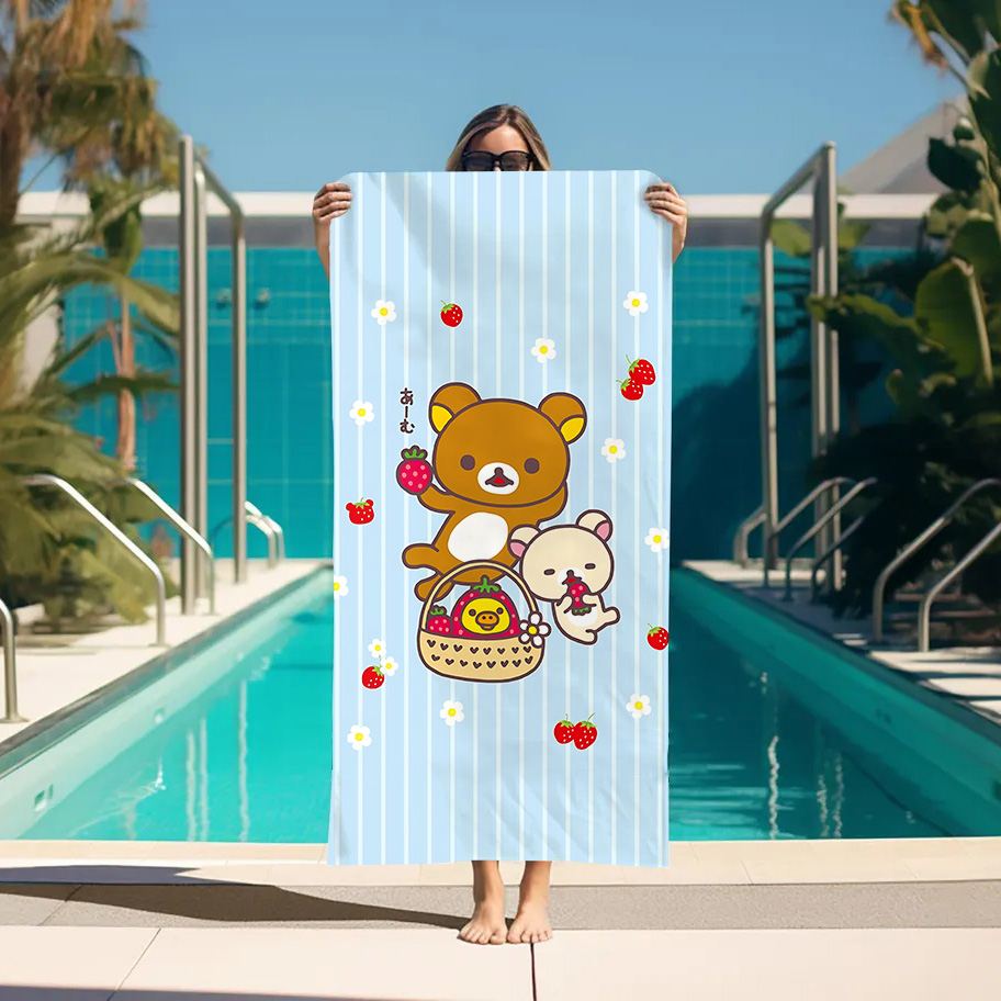 Duży ręcznik kąpielowy Rilakku – Home Textiles Towel Set recenzja i cena