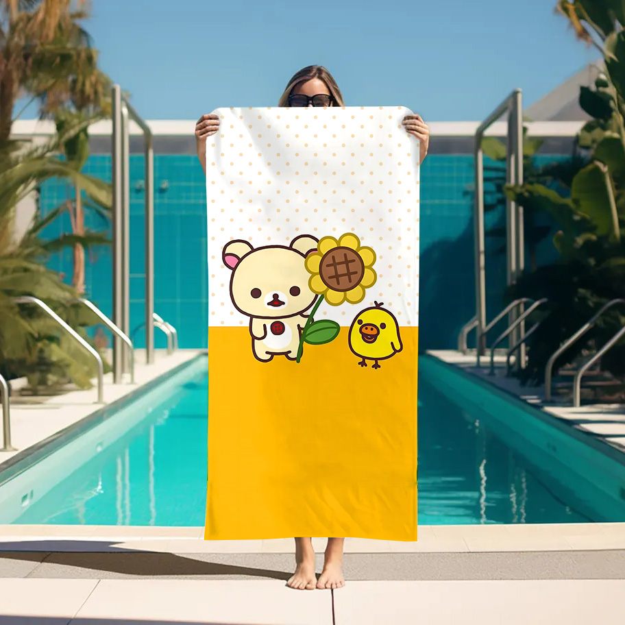 Duży ręcznik kąpielowy Rilakku – Home Textiles Towel Set recenzja i cena